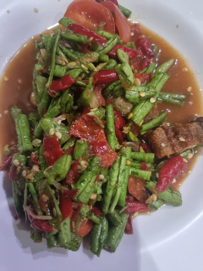 สั่งตำถั่วพริก 3 เม็ด