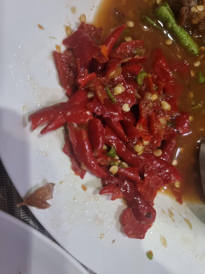 สั่งตำถั่วพริก 3 เม็ด