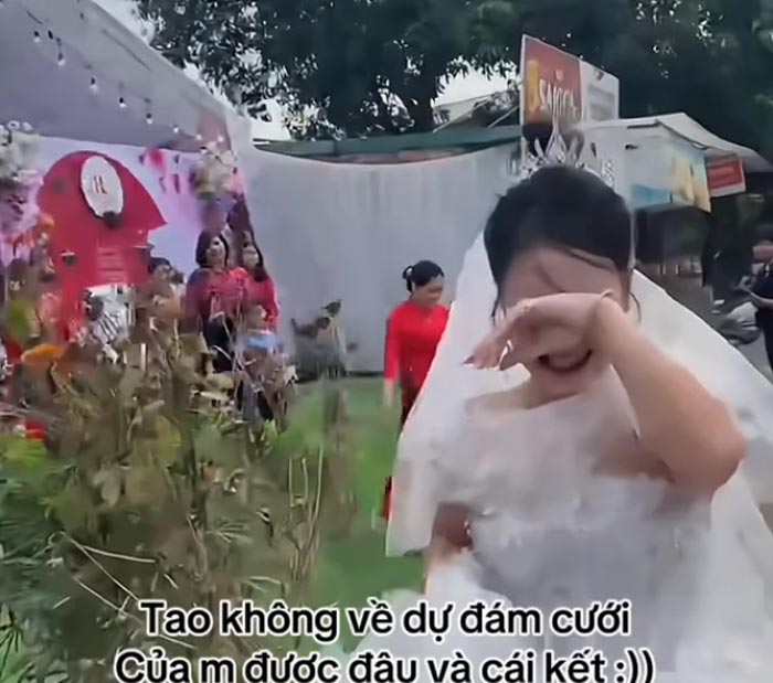 เจ้าสาววิ่งร้องไห้