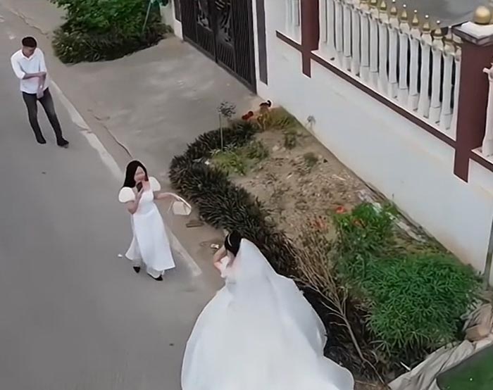 เจ้าสาววิ่งร้องไห้