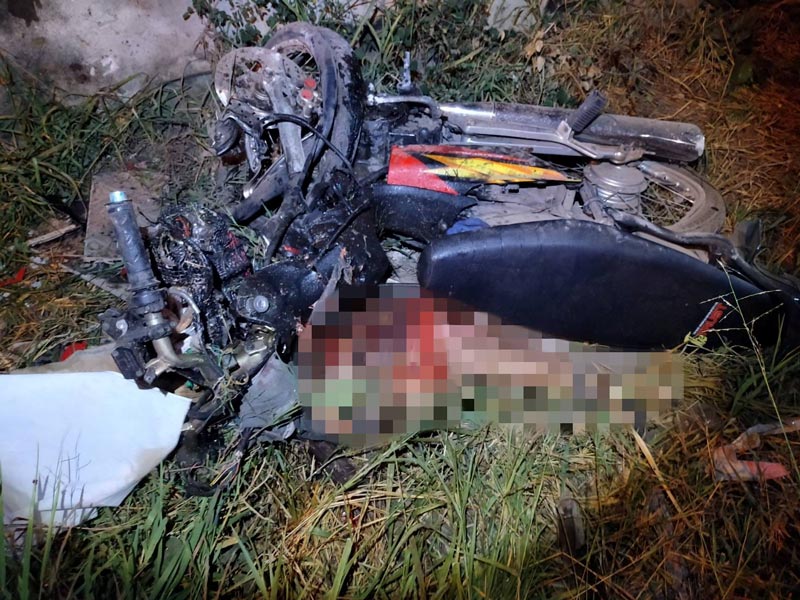 เบนซ์ชนคนตาย