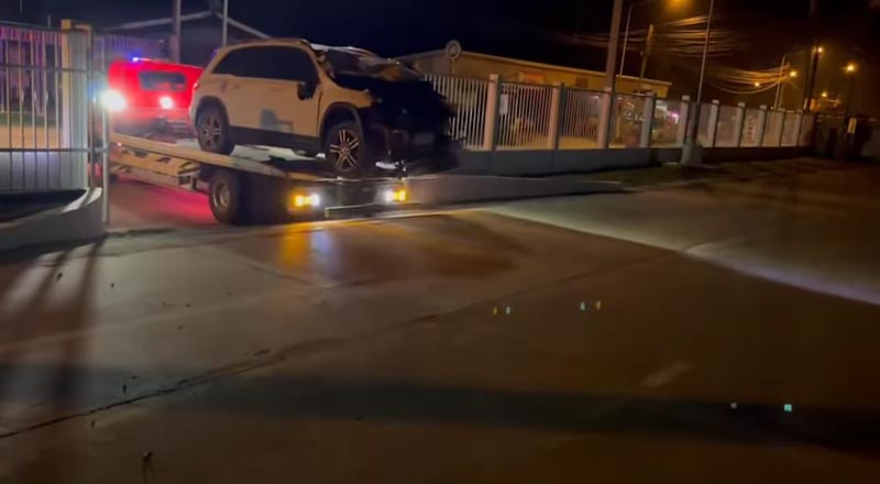 เบนซ์ชนคนตาย