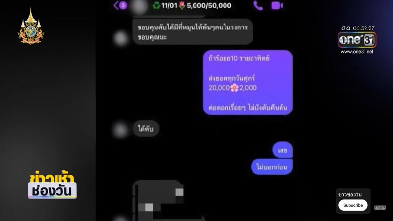 เงินกู้ดอกเบี้ยโหด