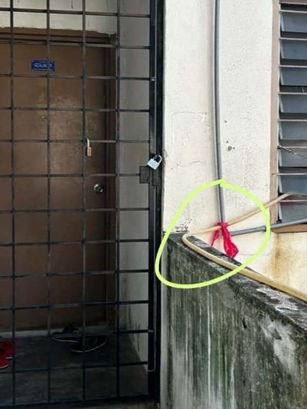 คนแปลกหน้าแอบเข้ามาอยู่ในห้องว่างอพาร์ตเมนต์