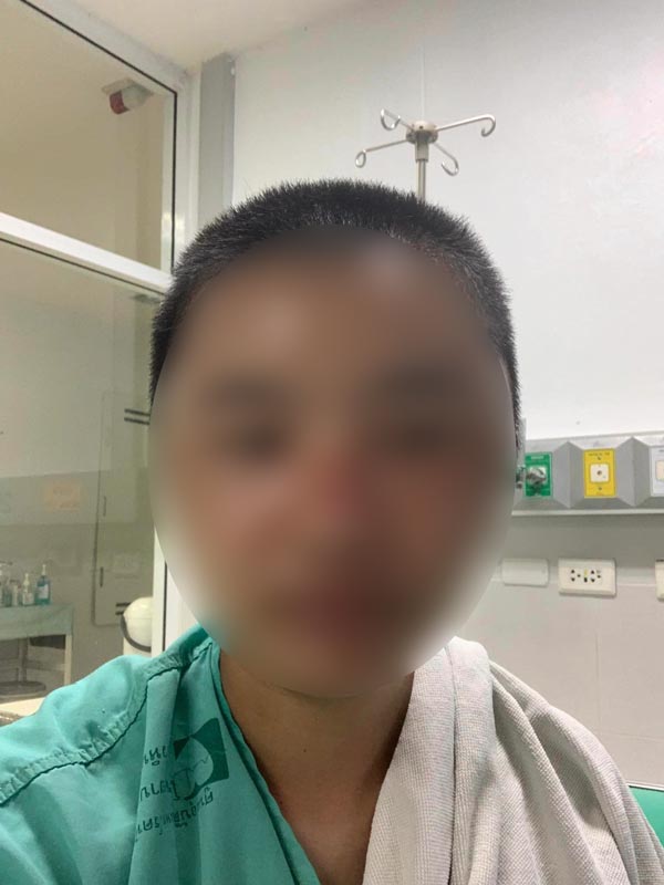 ตำรวจหญิงโดนทำร้ายร่างกาย