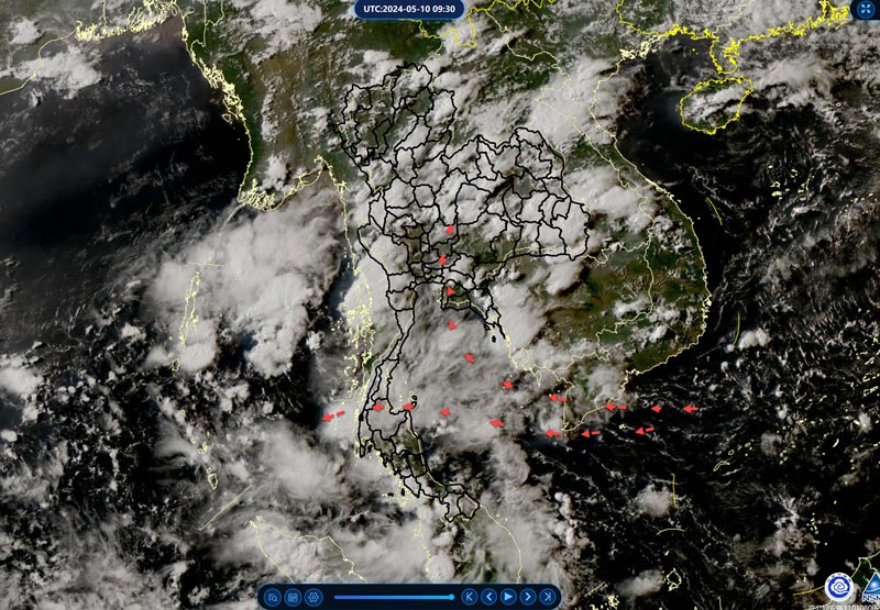 กรมอุตุนิยมวิทยา พยากรณ์อากาศประเทศไทย