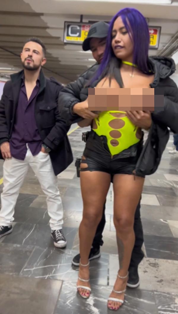 ดาราหนังโป๊ ถ่ายหนังโป๊ในรถไฟใต้ดิน