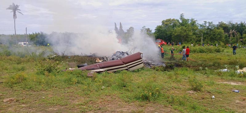 เฮลิคอปเตอร์ตก