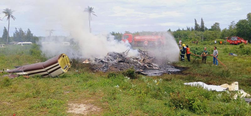 เฮลิคอปเตอร์ตก