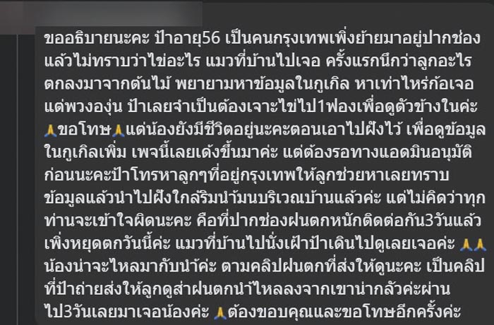 ไข่ปริศนาไหลมากับน้ำ