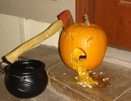 ฟักทองขี้เมา ไอเดียแกะสลักเก๋ ๆ รับวันฮาโลวีน