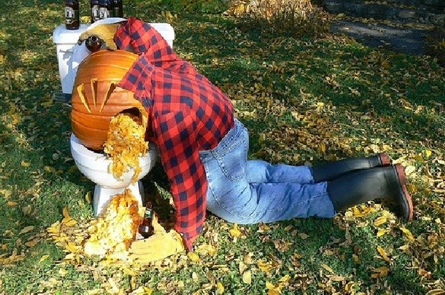 ฟักทองขี้เมา ไอเดียแกะสลักเก๋ ๆ รับวันฮาโลวีน