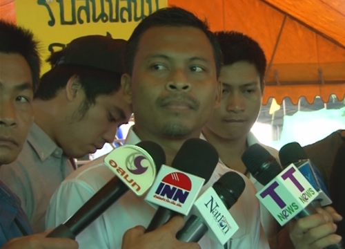 อุทัย ยอดมณี แกนนำ กลุ่มเครือข่ายนักศึกษาและปฏิรูปประเทศไทย (คปท.)