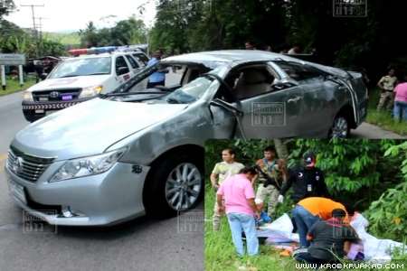 ลอบบึ้มรถคณะรองผู้ว่าฯ ยะลา ดับ 1 เจ็บ 2