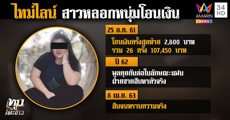 หลอกโอนเงิน