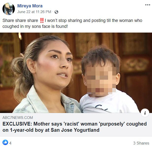 ข่าวมนุษย์ป้า ถอดแมสก์ ไอใส่หน้าเด็ก