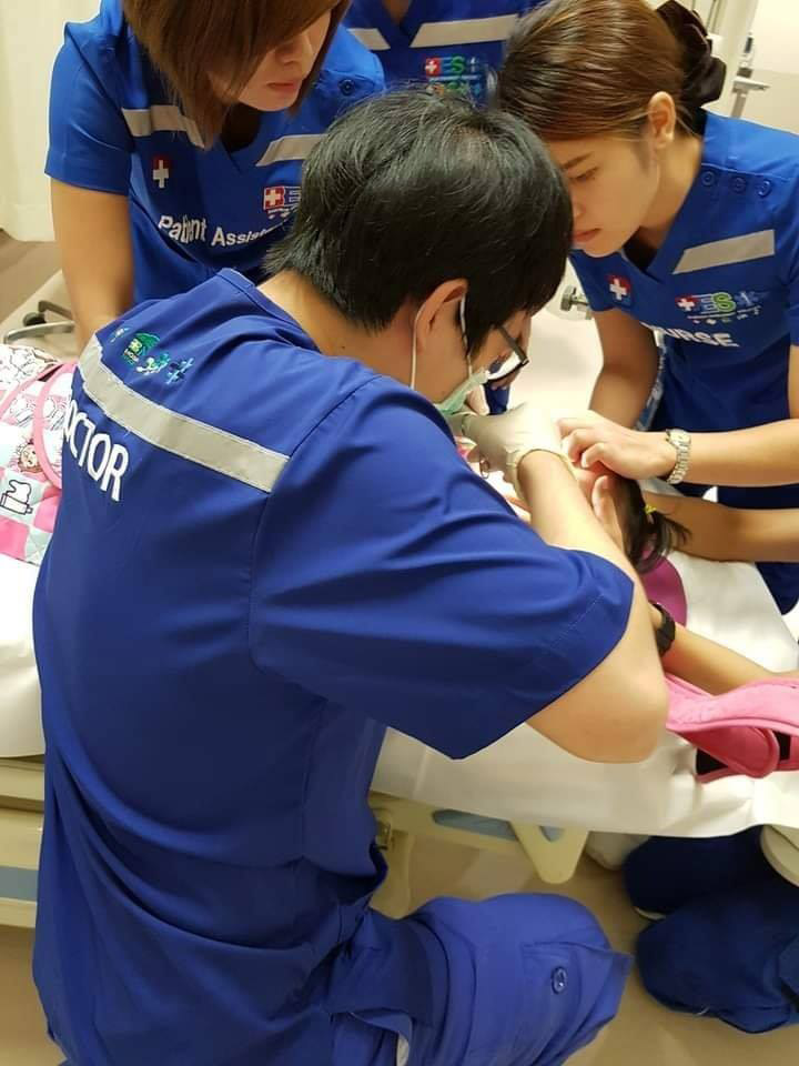 สติ๊กเกอร์อุดจมูกเด็ก