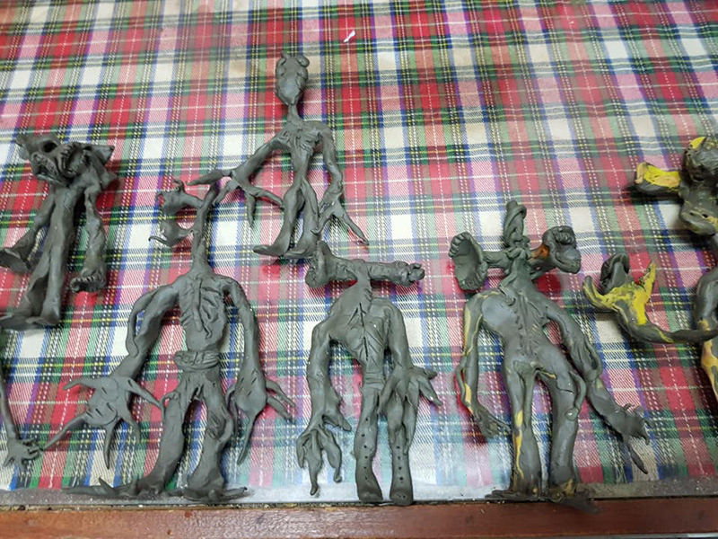 เด็ก 4 ขวบ ปั้นเปรตหัวลำโพง