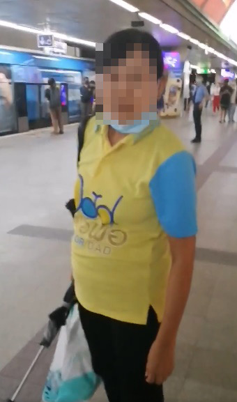 ป้าด่าเด็กบนบีทีเอส