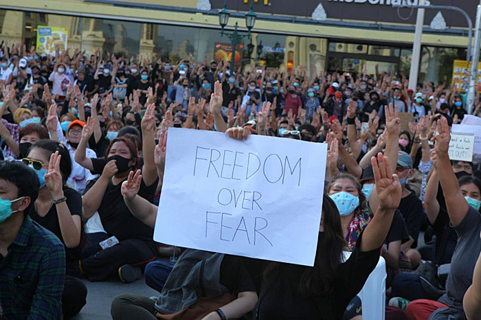 อาชีวะช่วยชาติ - เยาวชนปลดแอก นัดชุมนุม