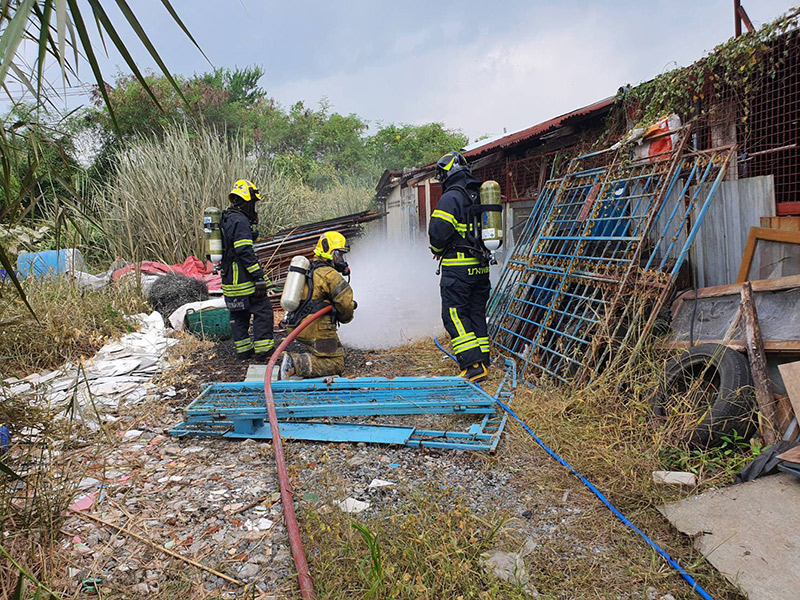 สารเคมีรั่ว ย่านบางพลี