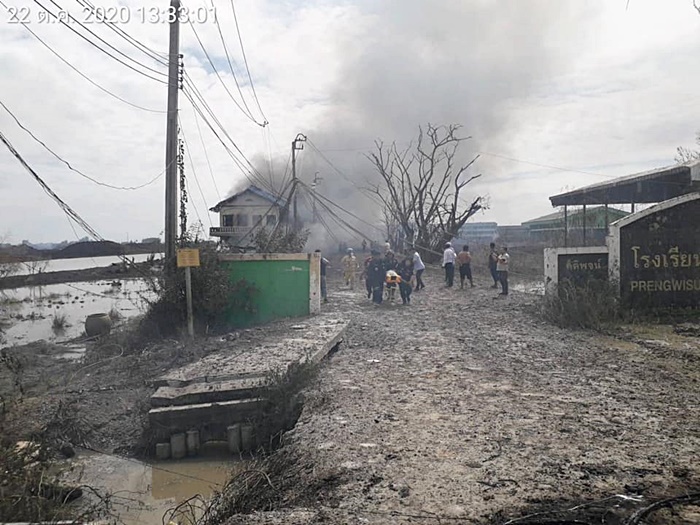 แก๊สระเบิดบางบ่อ