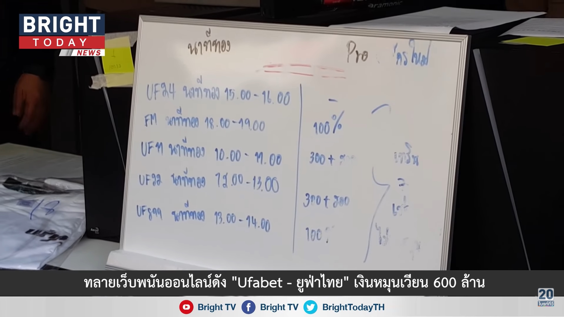 ทลายเว็บพนันออนไลน์ยูฟ่า