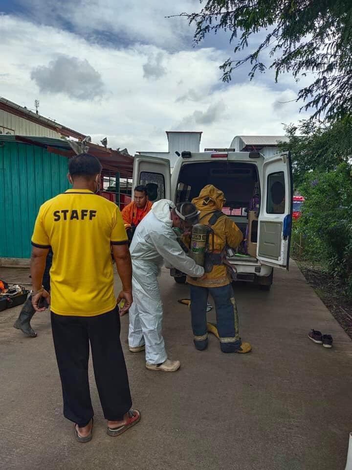 โรงน้ำแข็งเขาค้อสารแอมโมเนียรั่ว