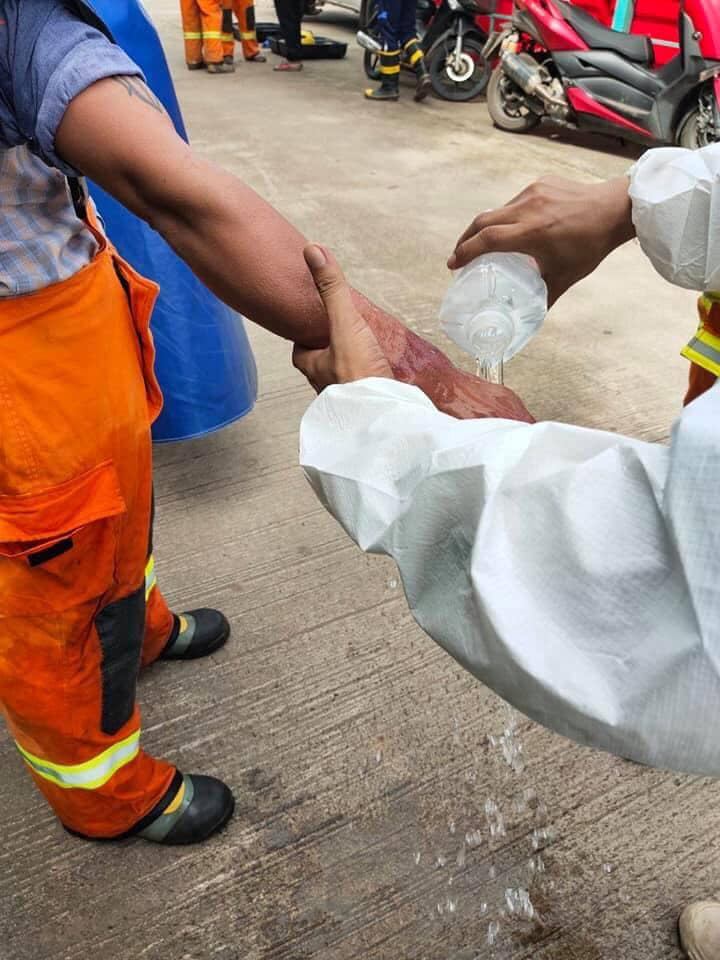 โรงน้ำแข็งเขาค้อสารแอมโมเนียรั่ว