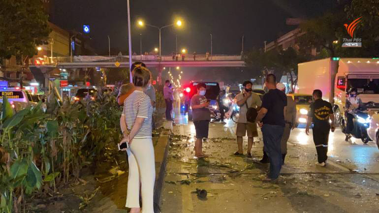 รถเก๋งชนรถตู้