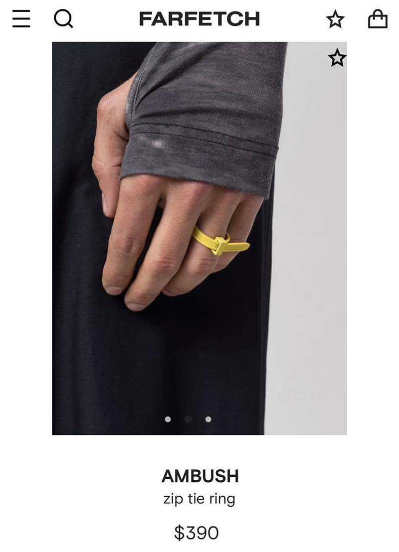 เครื่องประดับ แบรนด์ AMBUSH