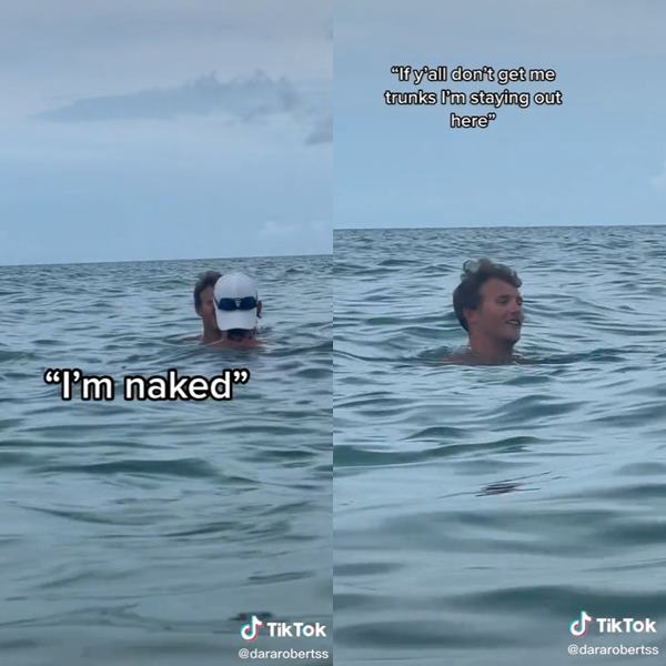 กางเกงว่ายน้ำละลายน้ำได้