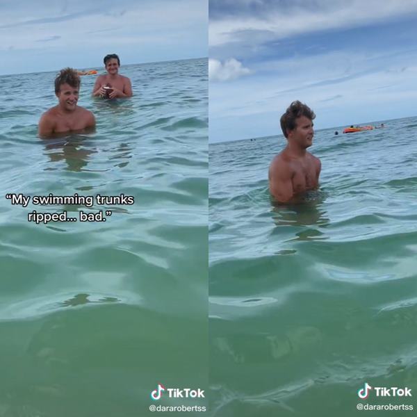 กางเกงว่ายน้ำละลายน้ำได้