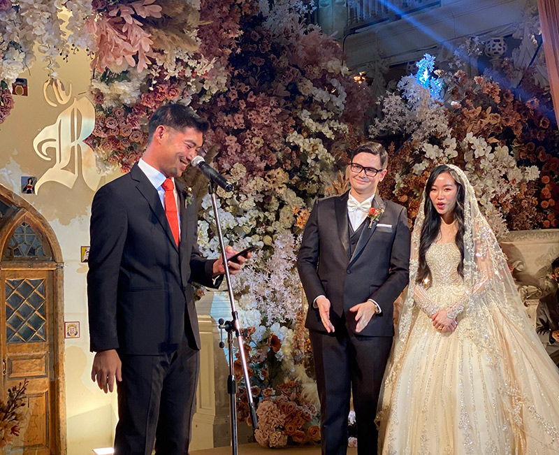 งานแต่งงาน รังสิมันต์ โรม