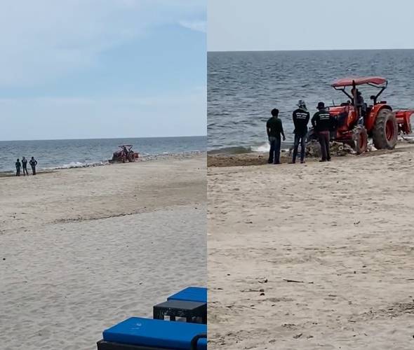 ข่าวโรงแรมไถกลบขยะลงหาด