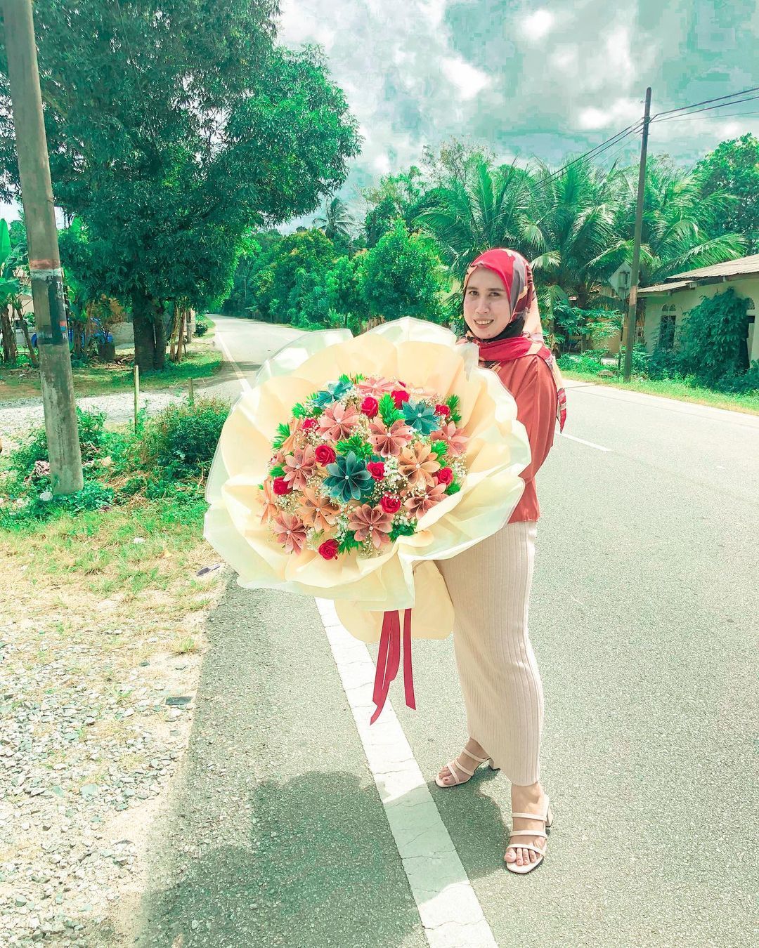 ช่อดอกไม้ธนบัตร 4 แสน