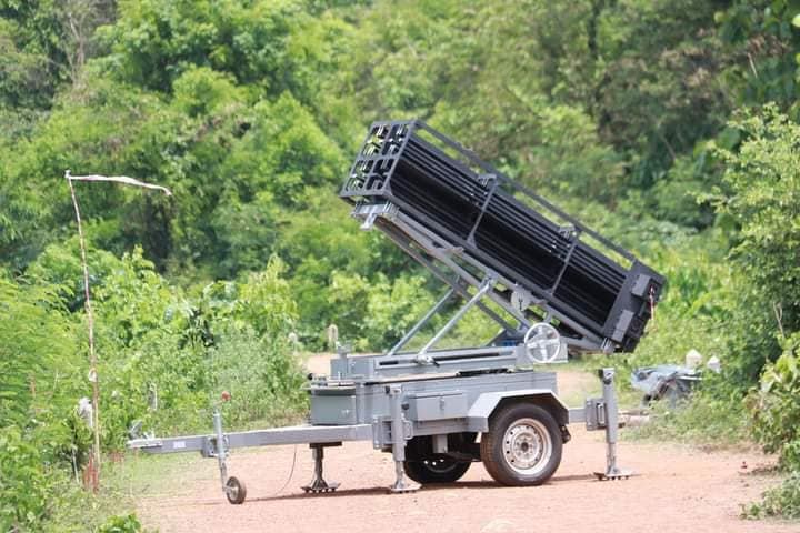 ฝนหลวงใช้จรวดยิงขึ้นฟ้า