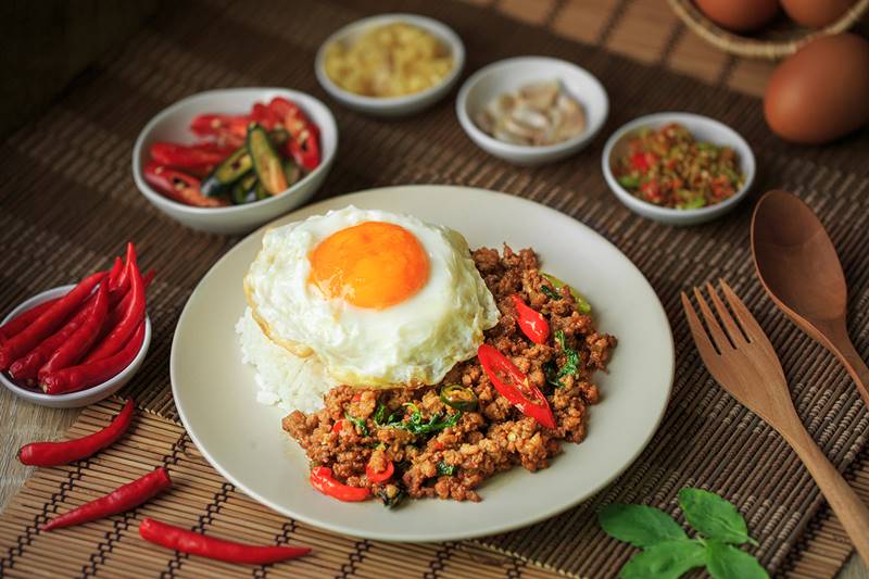 สูตรผัดกะเพราแท้