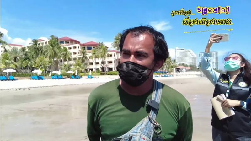 ข่าวโรงแรมไถกลบขยะลงหาด