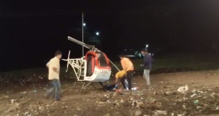 หนุ่มสร้างเฮลิคอปเตอร์จากยูทูบ ใบพัดตัดคอดับ