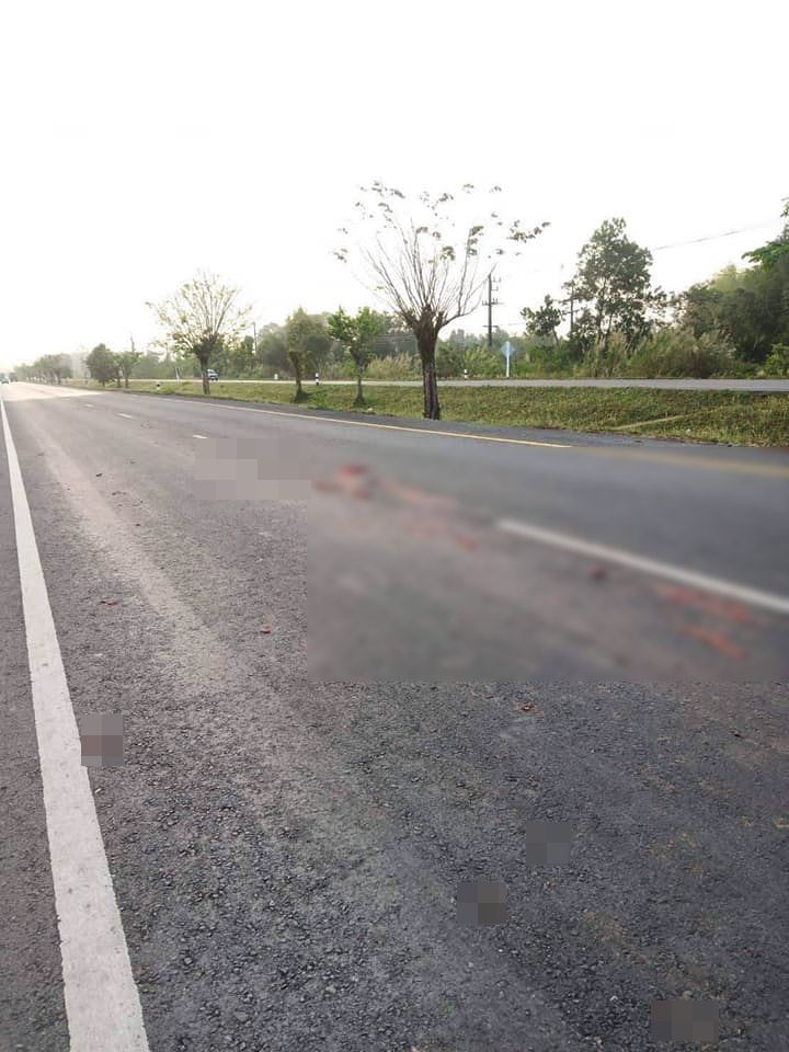 เก๋งขับรถลากศพปริศนา