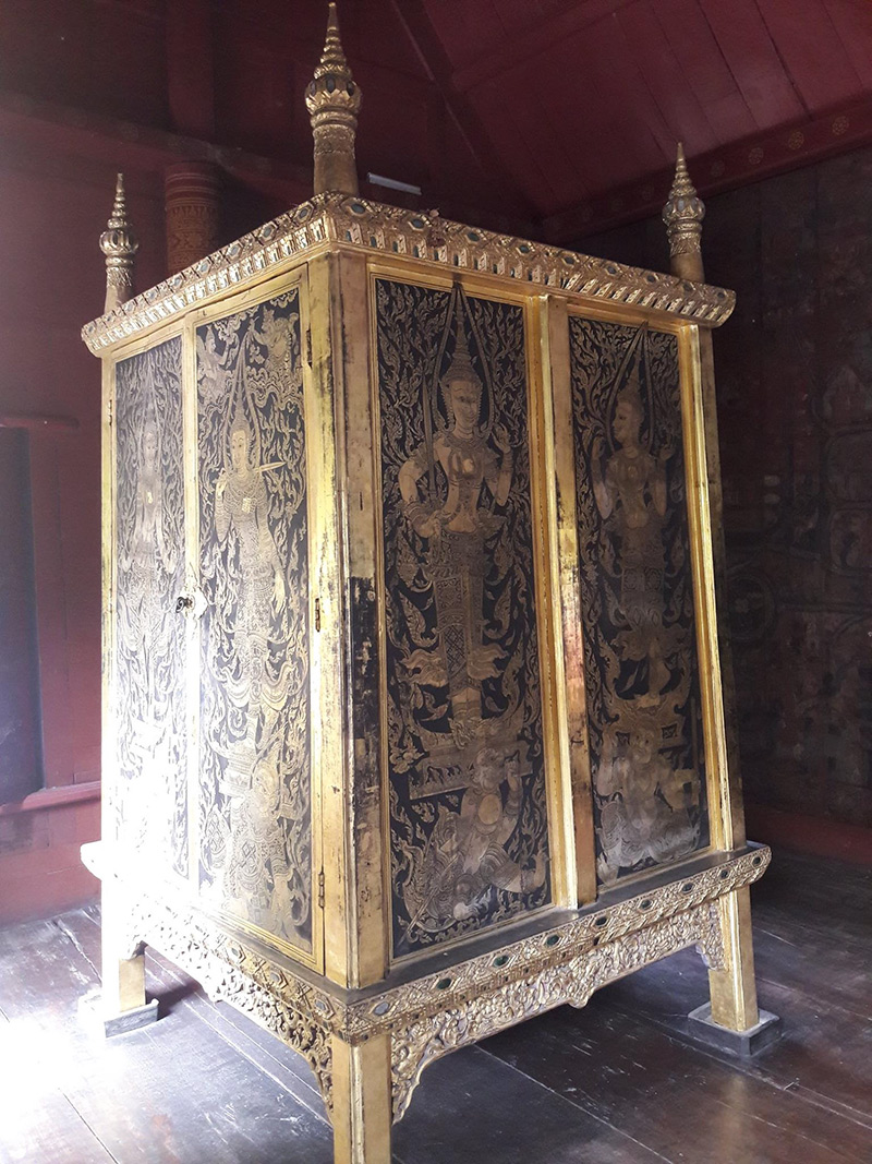 ภาพทวารบาล ผลงานหนุ่มอาชีวะ