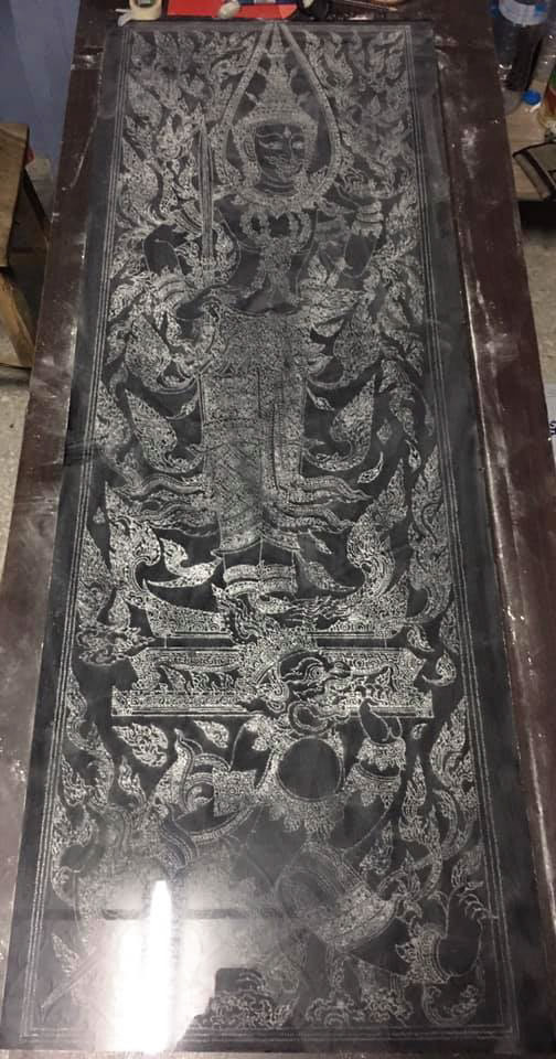 ภาพทวารบาล ผลงานหนุ่มอาชีวะ