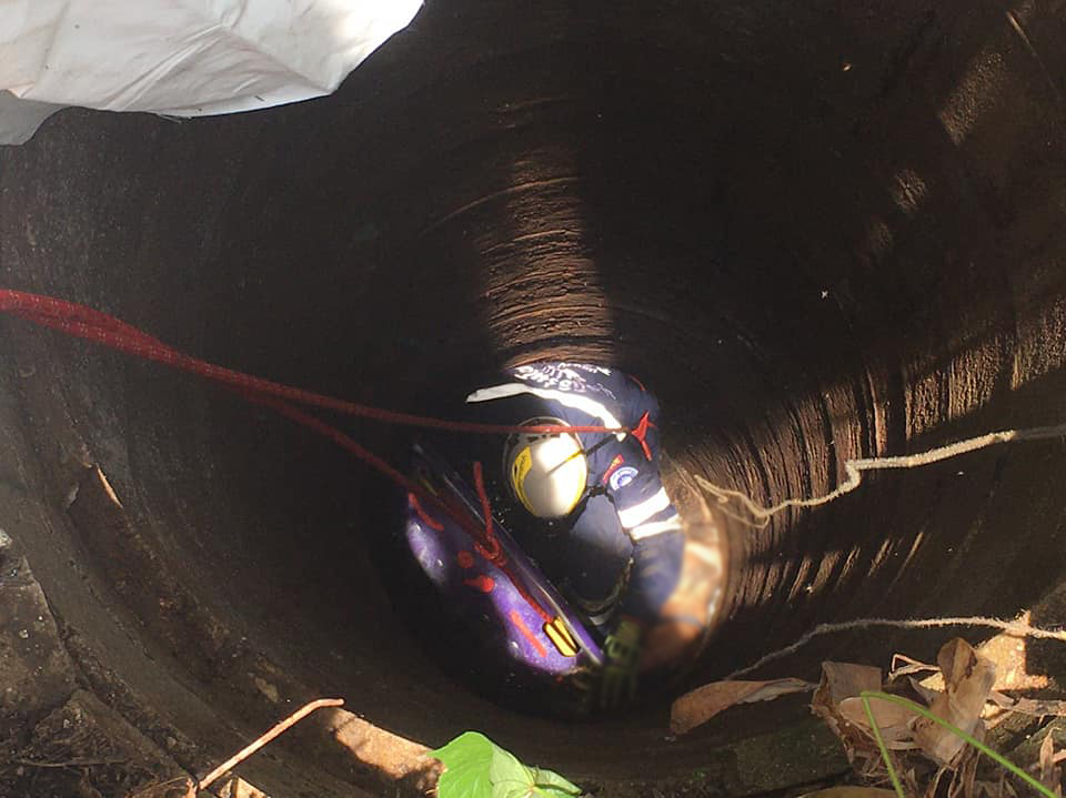 ยายตกบ่อบาดาล รอดปาฏิหาริย์