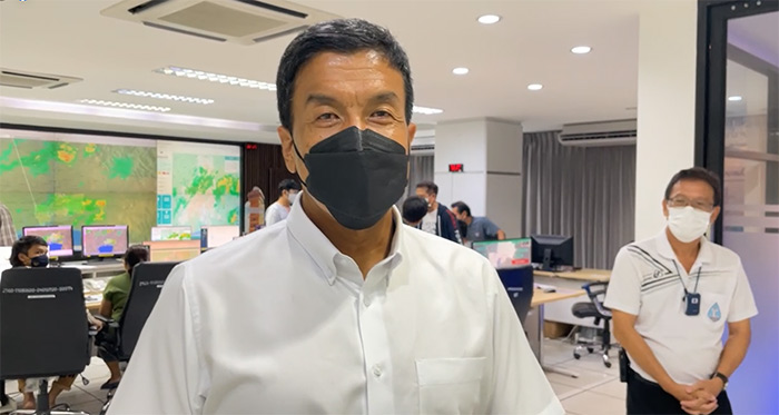 ชัชชาติ ตรวจสำนักการระบายน้ำ 4 ทุ่ม