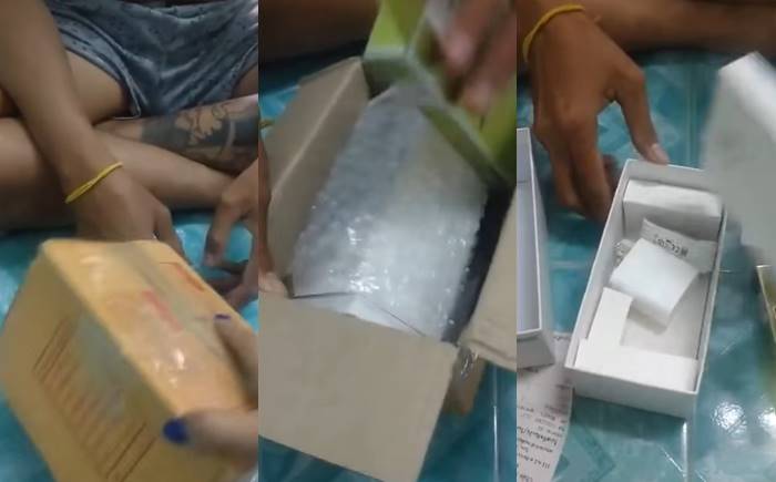 มือถือหายหลังเปิดกล่องพัสดุ