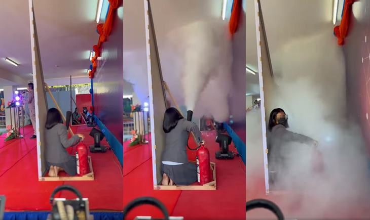 ถังดับเพลิงทำเอฟเฟกต์