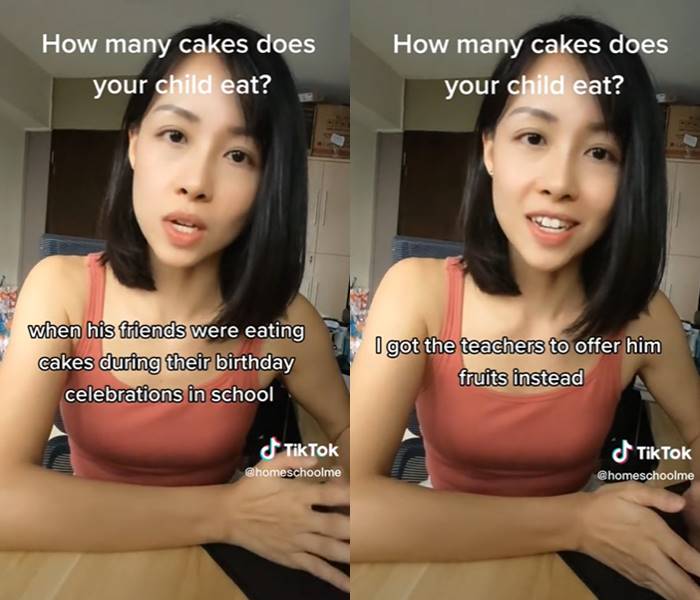 แม่ไม่ให้ลูกกินเค้ก