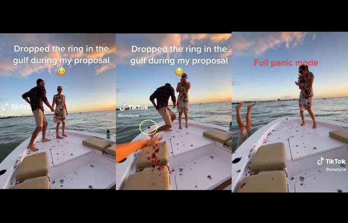 ขอสาวแต่งงาน ทำแหวนหล่นน้ำ