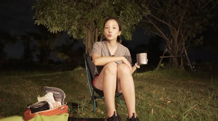  J Shark ยูทูบเบอร์เกาหลี รีวิวตั้งแคมป์ในเมืองไทย 